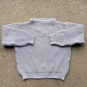 WOMENS 100% COTTON CHUNKY KNIT SWEATER